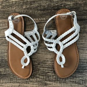 👠Girls Sz 2 Wonder Nation Sandals